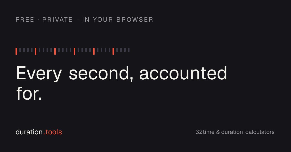 duration.tools screenshot 1